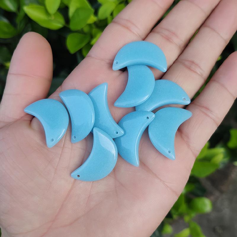 Işıltılı Aytaşı Kolye - Floresan Kristal Taş