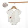 Newborn Baby Bodysuit, A-Class Cotton Short Sleeve Infant Romper, Lightweight Summer Triangle Onesie Pajamas