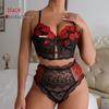 2024 Premium Embroidered Tieup Lacetrim Flirty Womens Set