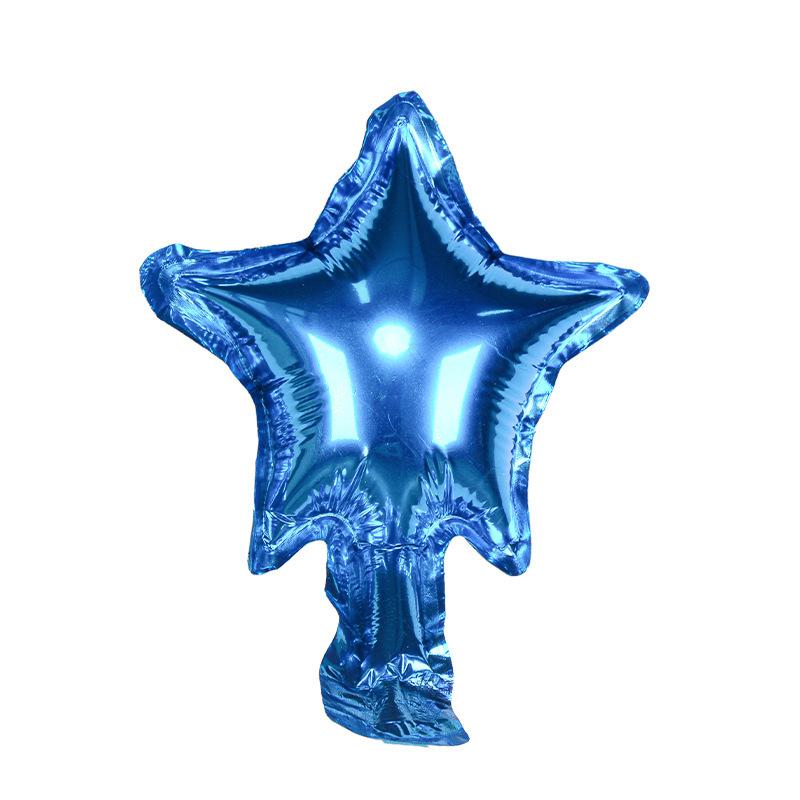 5 Inch Light Plate Love Pentagram Aluminum Film Balloon Small Peach Heart Star Balloon Birthday Wedding Party Decoration