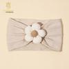 Baby Soft Nylon Headband with Five-Petal Flower - European & American Style