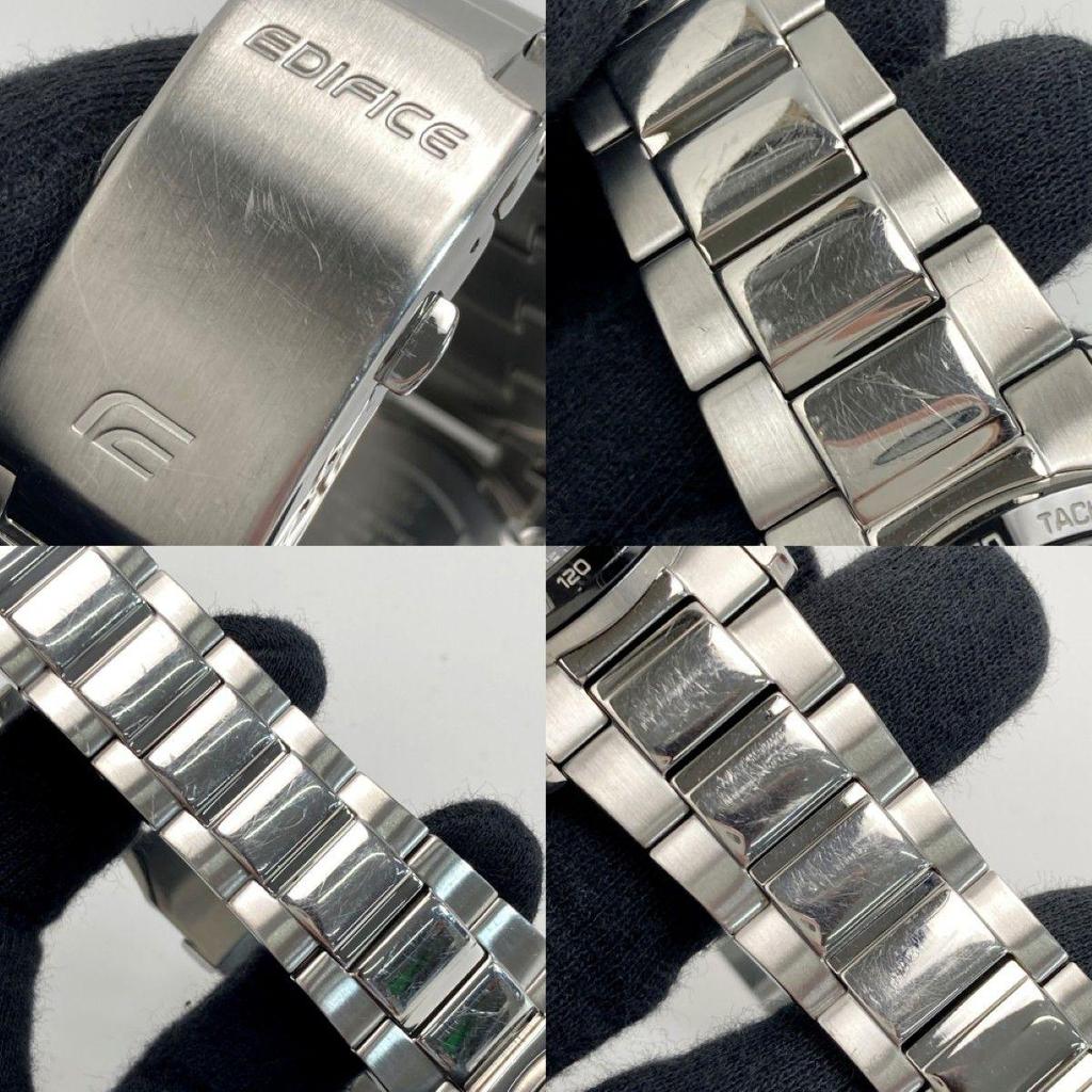 Used CASIO EQW-T650DB-1AJF Black Radio Solar Men's Watch EDIFICE Box and Instruction Manual Included
