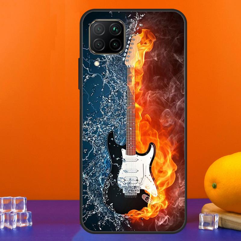 Guitar Music For Huawei Nova Y90 Y91 Y60 Y70 Y72 Y61 9 10 SE 12i 12s 11i 5T P60 Pro P20 P30 P40 Lite Case