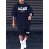 3D Printed Men's Summer Everyday Street Men's Short-sleeved T-shirt And Shorts Set Outdoor Beach Short Urban Fashion Set