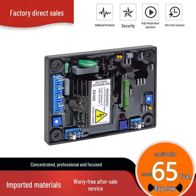 

SX460 Brushless Generator AVR: Automatic Voltage Regulating Board White Case SX460 Standard