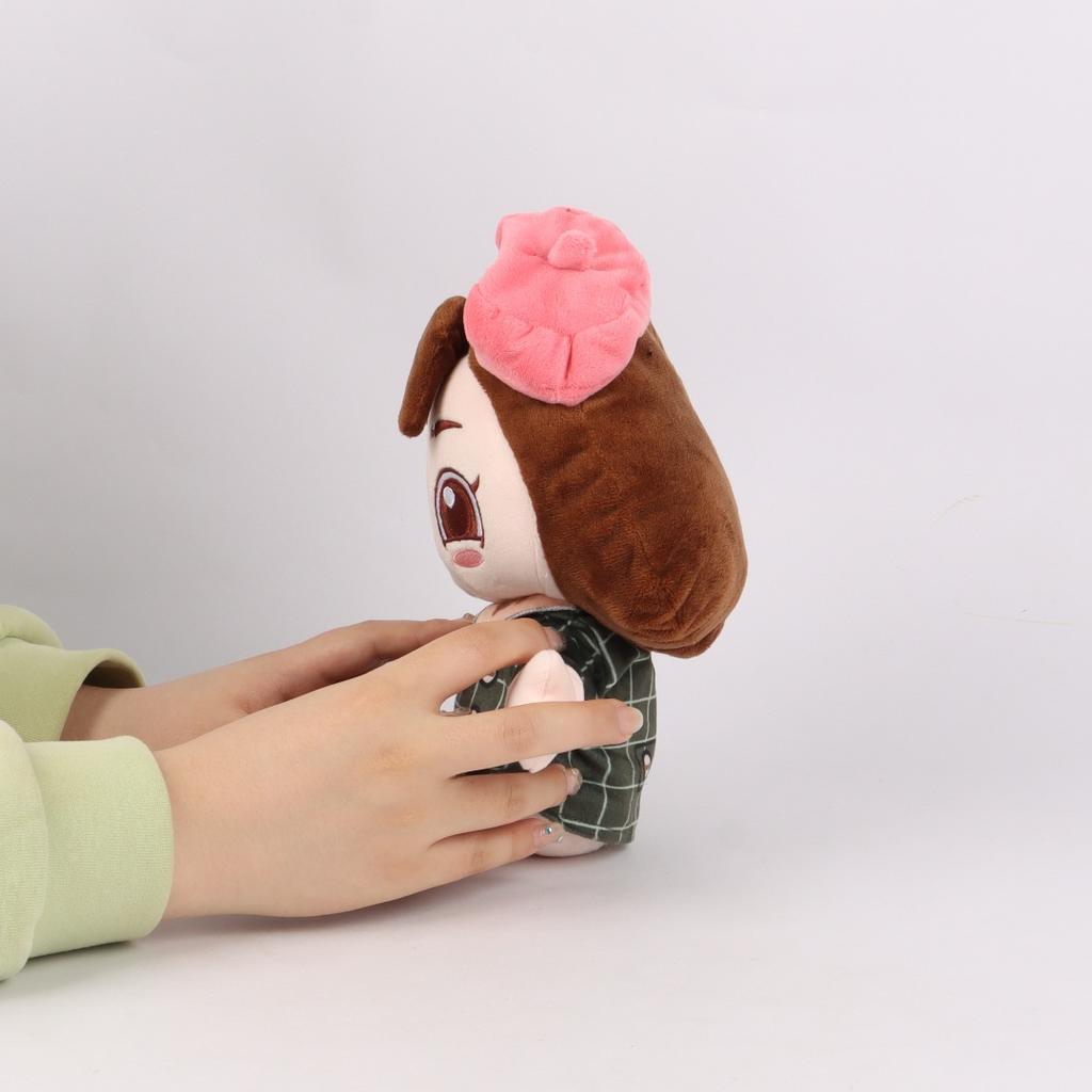 Lille Uhell Plysj Uheldig Liten Jente Plysjleke Dukke