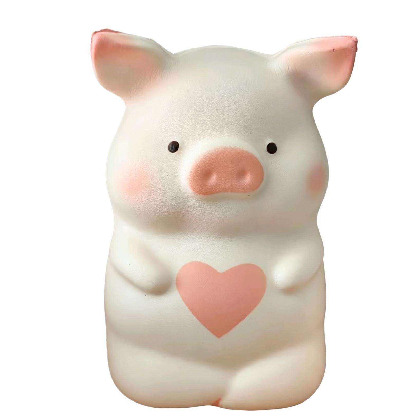 

Slow Rebound Decompression Toy Pig Shaped Soft Stress Relief Toy for Hand Exercise and Sensory Play for Adults and Children One Size