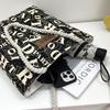 2025 Large Capacity Canvas Student Tote - Fashionable Printed Shoulder Bag for Women