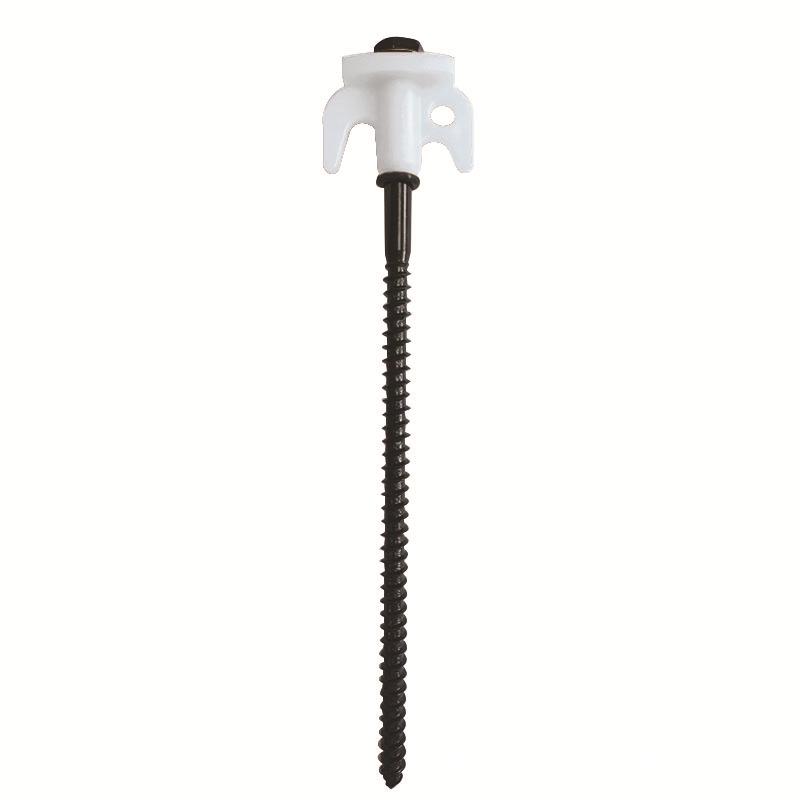 Fluorescent Spiral Tent Stake - Hexagonal Awning Anchor for Camping