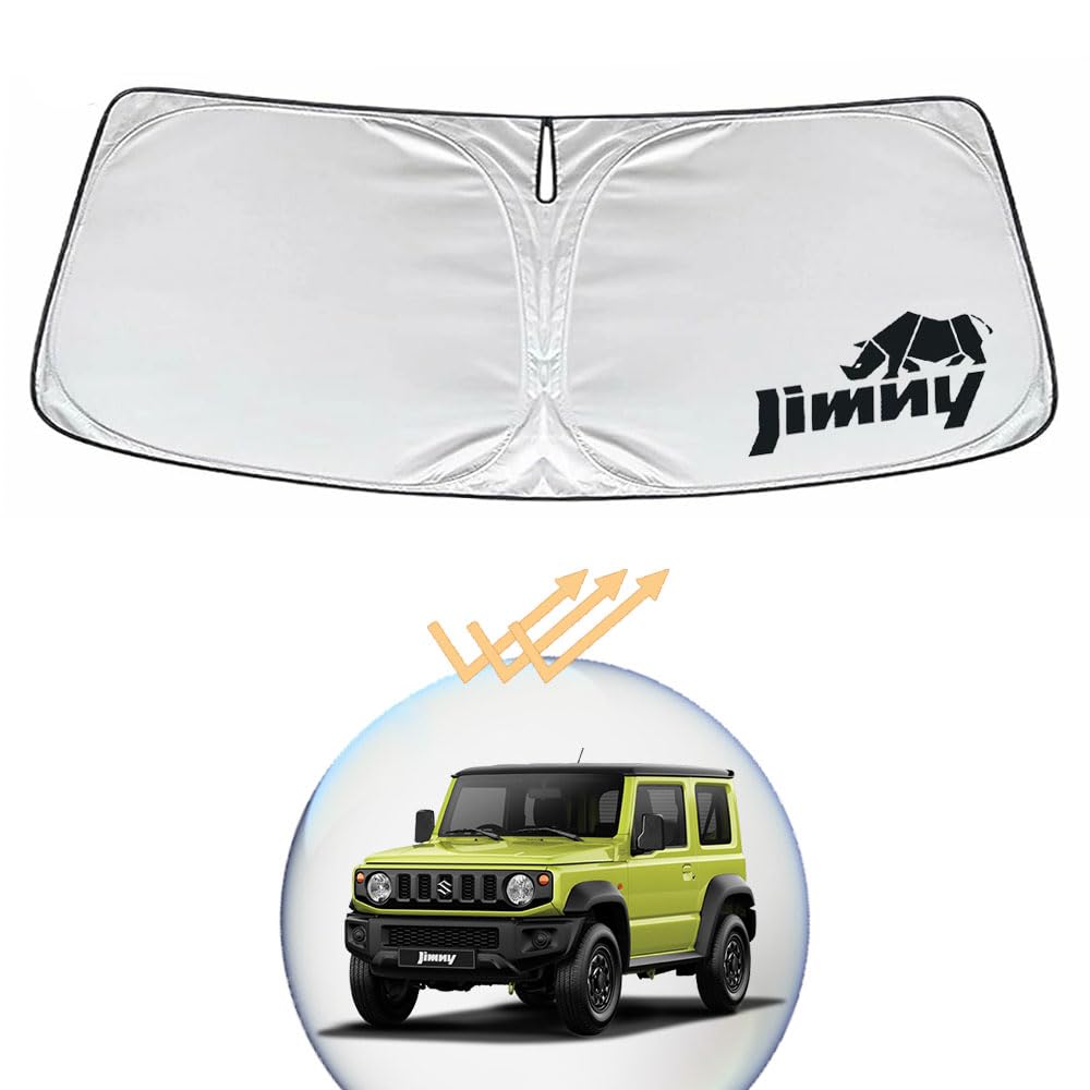 XIKER Suzuki Jimny JB64W JB74W Special Sunshade for Windshields, Heat Protection, Lightweight, Compact, UV