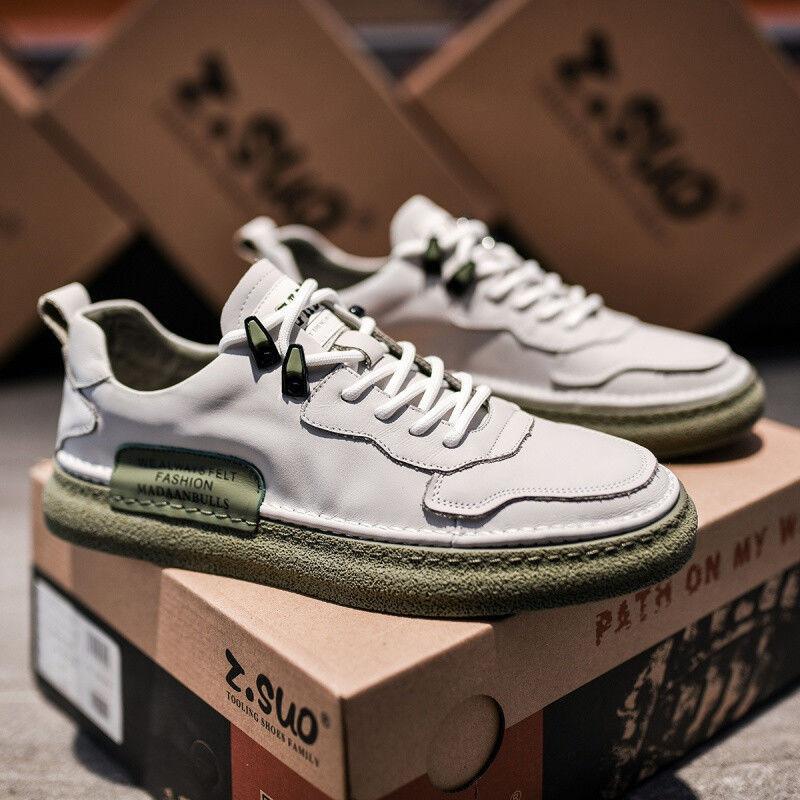 New men's personalized hand-sewn shoes casual shoes versatile board shoes single shoes men's shoes