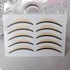 Black Almond Skin-Tone Double Eyelid & Cat-Eye Eyeliner Stickers with Smoky Eyeshadow Stickers