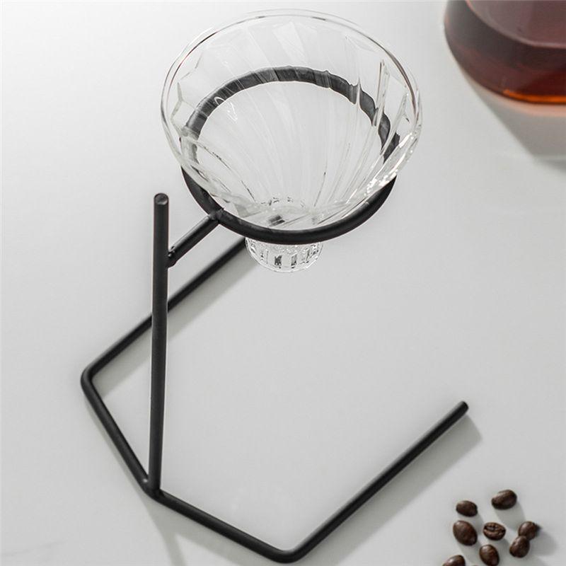 AEE4-Punch Frame Dripper Stand Coffee Station Coffee Brewer Stand Coffee Filter Cup Rack Funnel Maker Rod