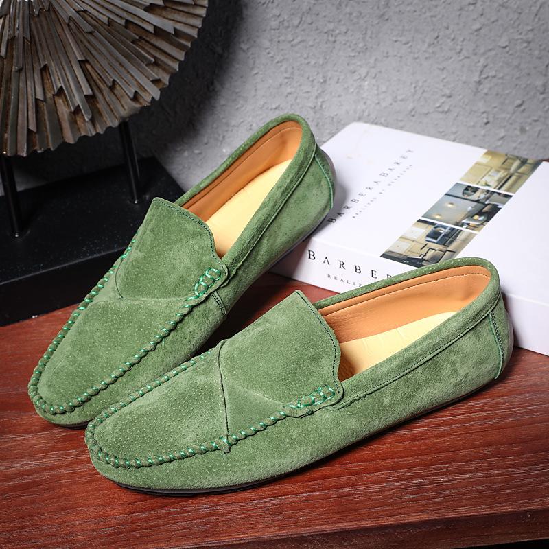 

Модная мужская обувь-бобы с низким вырезом, повседневная обувь с мягкой подошвой, мужская обувь для вождения, лоферы 48