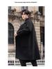 Men's Double-Sided Wool Blend Mid-Length Coat: Thickened Korean-Style Windbreaker for Autumn and Winter.