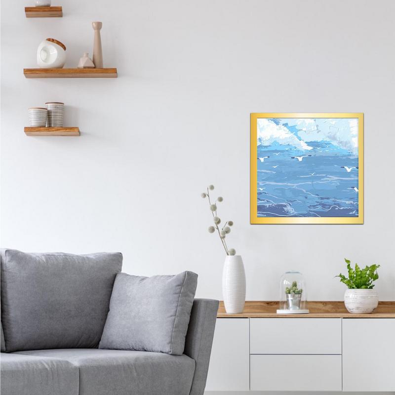 Ramki na obrazy Diamond Art 30x30cm Magnetyczny stojak na obrazy Zdjęcia Ramka z akrylową szybką ochronną Dekoracja ścienna