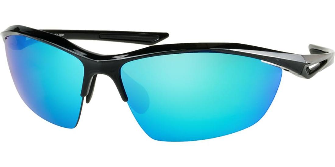 

ZECK ZETA Sports Sunglasses for Baseball, Golf, and Running, Asian Fit, Ultra Lightweight, Case & Micro Bag Included, Impact Resistant, 99.9% UV