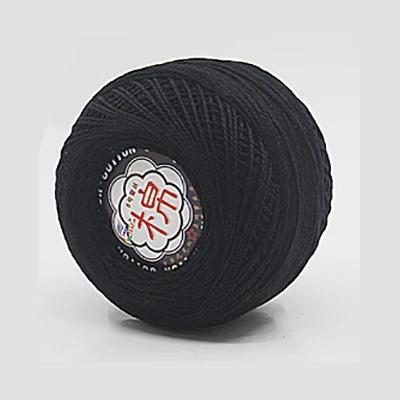 Retail 50g/ball 8# 2ply DIY Colorful Thin Lace Yarn Crochet Yarn 100% Cotton Yarn Hand Knitting Thread Sewing Machine Line JK468