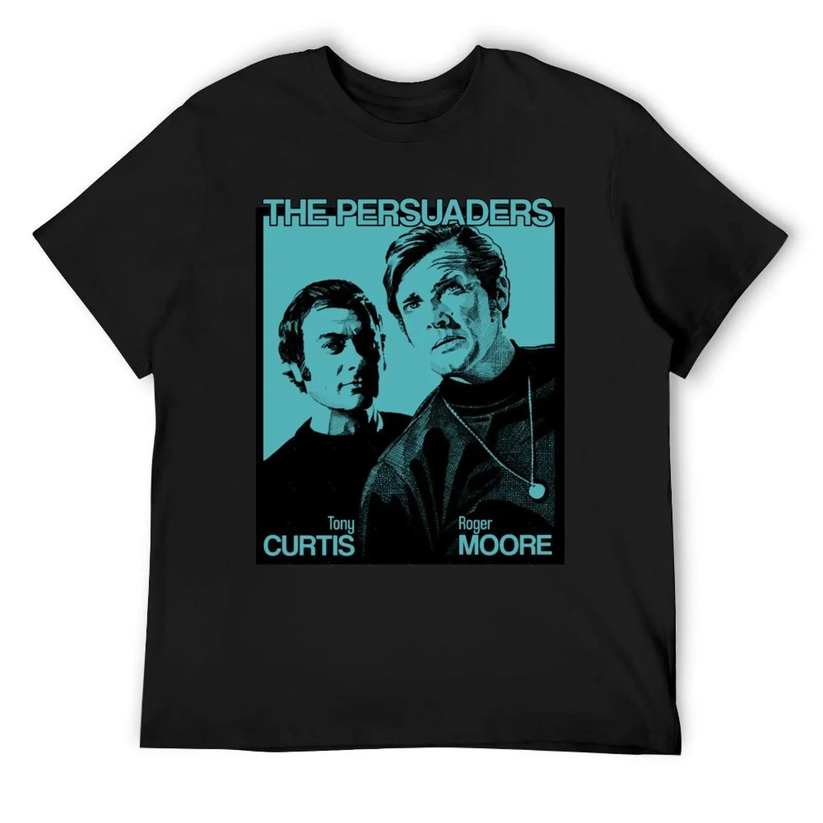 Poster The Persuaders T-Shirt Anime Figures Blouse Mens Workout Shirts Graphic Tees Blacks T Shirts for Men Short Sleeve Cotton S