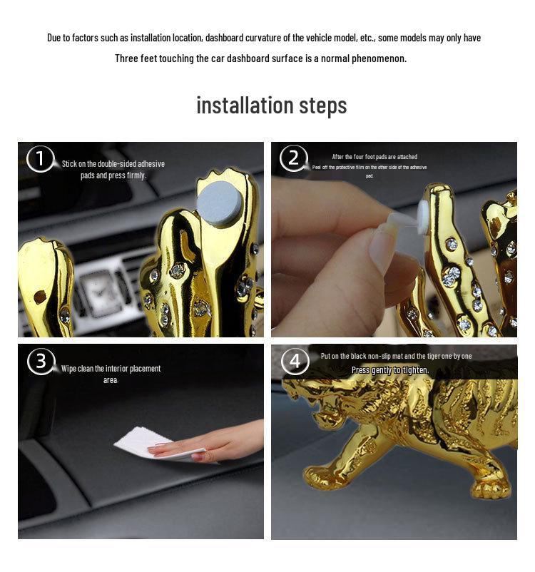 Large Domineering Men's Off-Road Vehicle Tiger Car Ornament & Perfume Diffuser