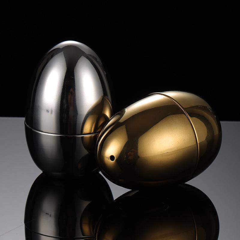 Creative Eggs Shaped Toothpick Case 304 Stainless Steel Toothpick Dispenser For Office Desk And Dining Table Kitchen Accessories