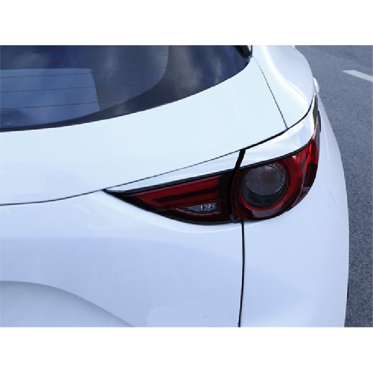 Rear Light Tail Lamp Cover Trim For 2017- Mazda CX-5 Chrome Decor 4pcs