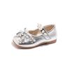 Fashionable Summer Spring Children Party Wear Pearl Bow Princess Dress Shoes for Girls