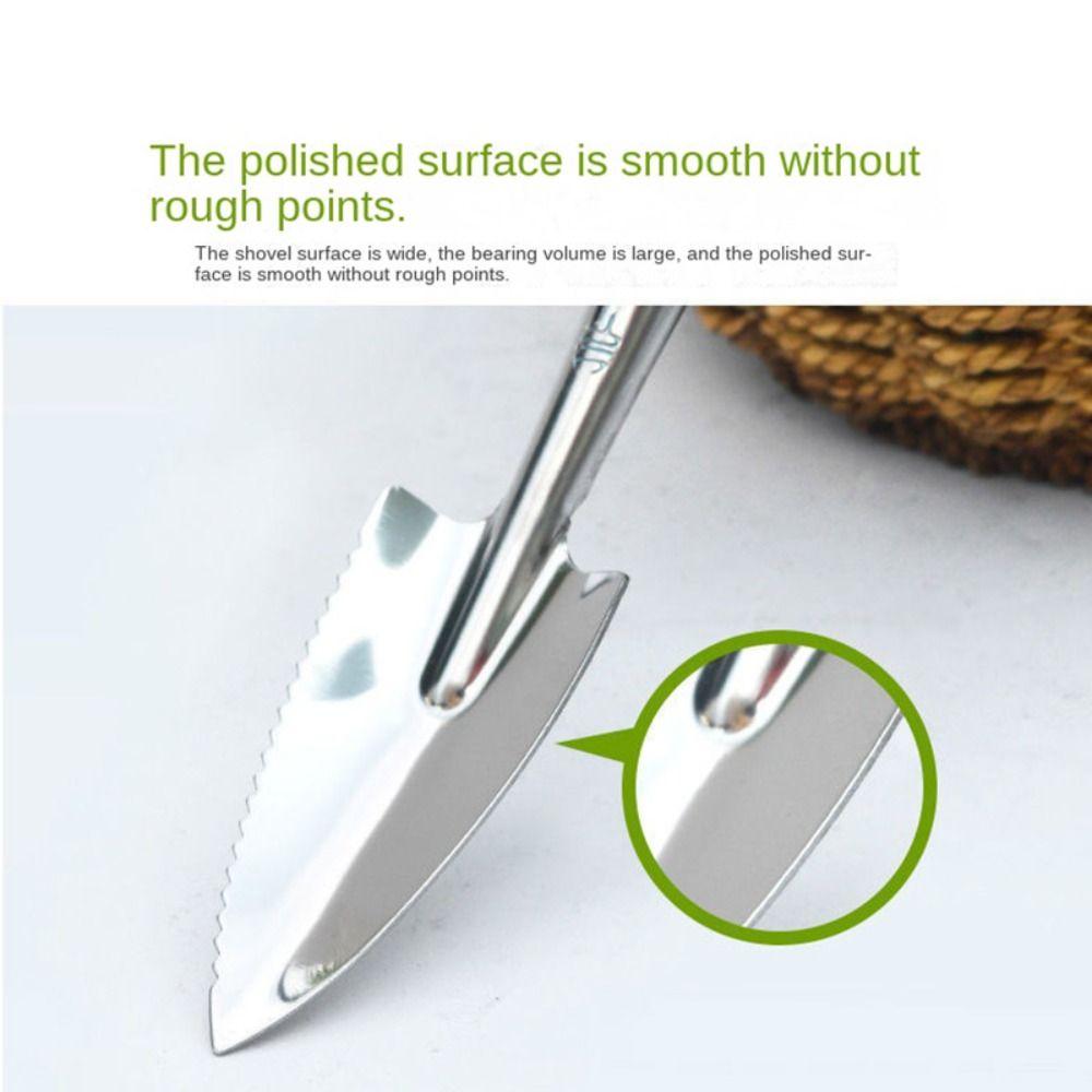 Digging Garden Shovel Weeding Shovel Rake Stainless Steel Gardening Spade  Potted Vegetable