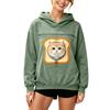 Unisex Long Sleeve Dog Pocket Sweatshirt Hoodie, Loose Casual Warm Pullover for Fall and Winter