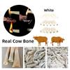 Acoustic Guitar Bridge Pins Miwayer Guitar Parts Real Bone Bridge Pegs with Shell Dot 6pcs