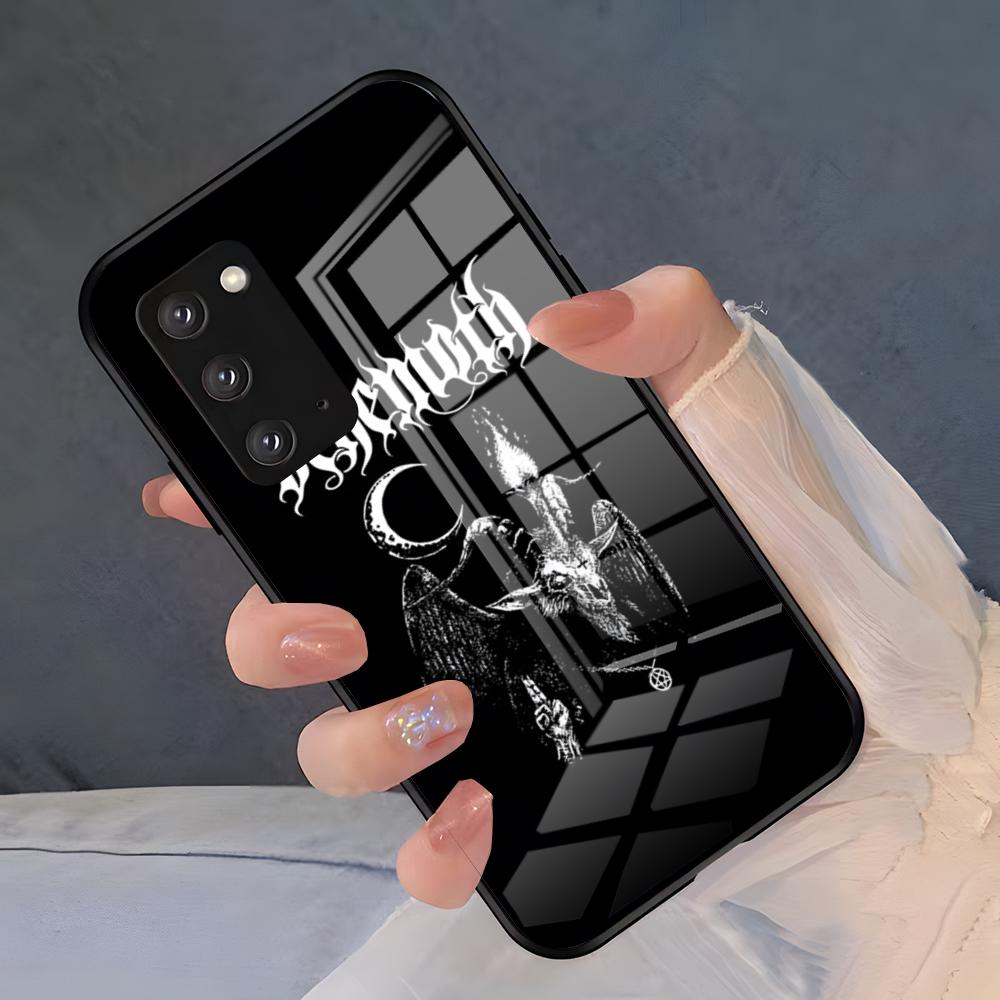 

Band Behemoth Phone Case For Samsung A25 A13 A33 5G A54 A36 A35 A56 A52 A14 Shockproof Glass Cover Samsung A05S