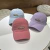 Simple letter embroidery hardtop baseball cap spring and summer new versatile casual face cap