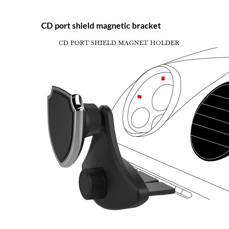 Universal Car Cd Slot Phone Mount Accessories 360-Degree Rotation Mobile Phone Stand 1pc