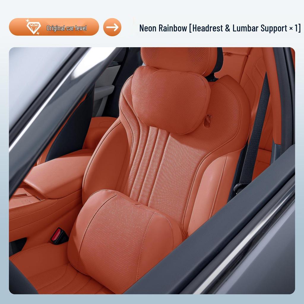Changan UNI-Z Headrest and Lumbar Support Pillow for Car Interior Comfort and Waist Protection.