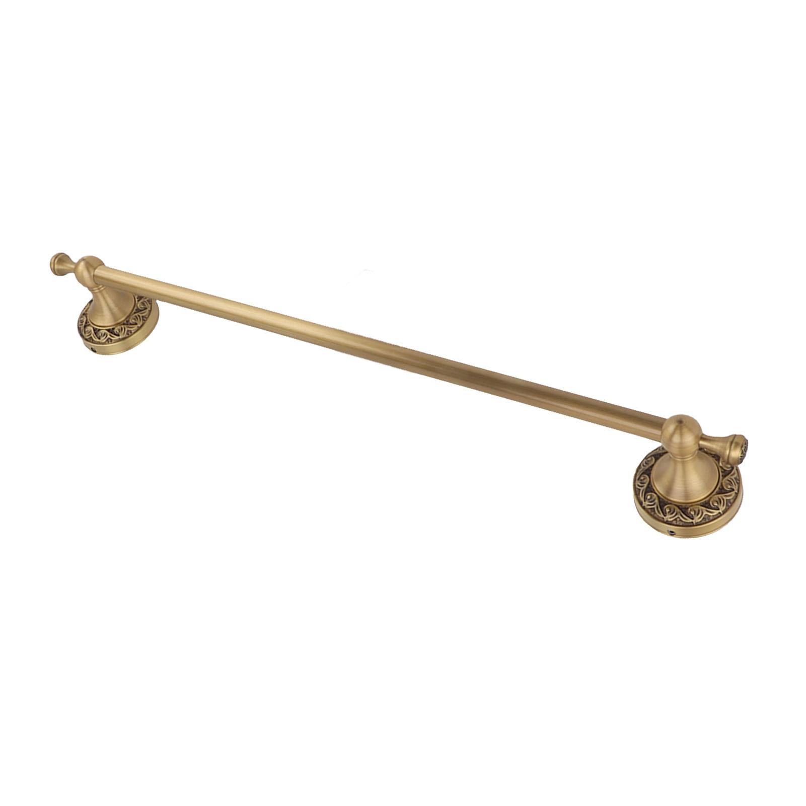 

Bathroom Towel Bar 19.7in Sturdy Copper Elegant Retro Hand Towel Holder with Screws Hex Wrench for Home Kitchen