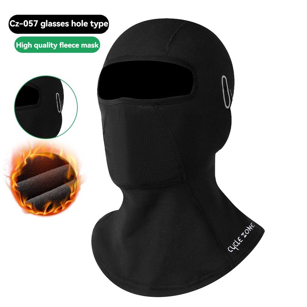 Winter Thermal Full Face Mask Windproof Fleece Balaclava Cap Warm Dustproof Motorcycle Riding Ski Cycling Face Cover