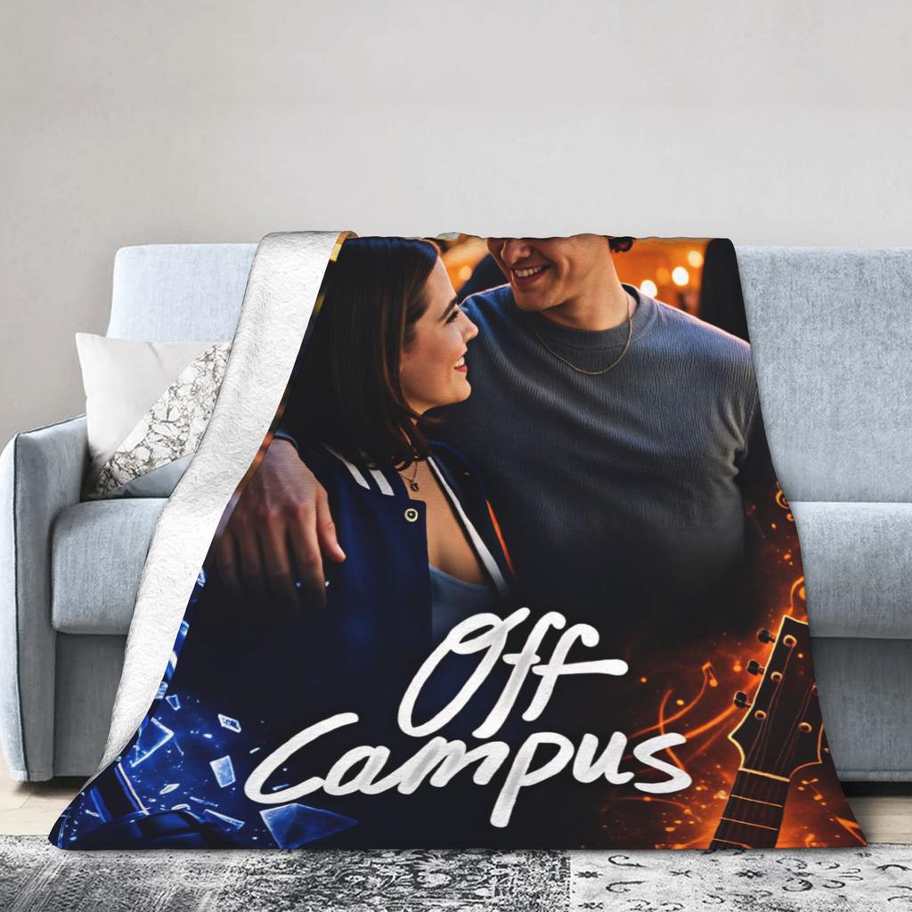 Off Campus Garrett Graham Flannel Blanket Winter Super Warm Throw Blanket for Child Living Room Funny Bedspread Sofa Bed Cover