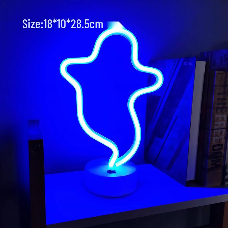 Luz de Mesa LED Neon para E-Sports e Decoração de Quarto