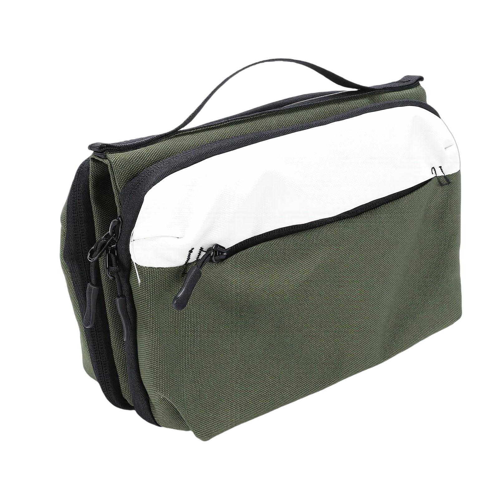 

Electronics Travel Organizer Four Folded Water Proof Portable Electronic Accessories Carry Case for Cable Charger зелёный