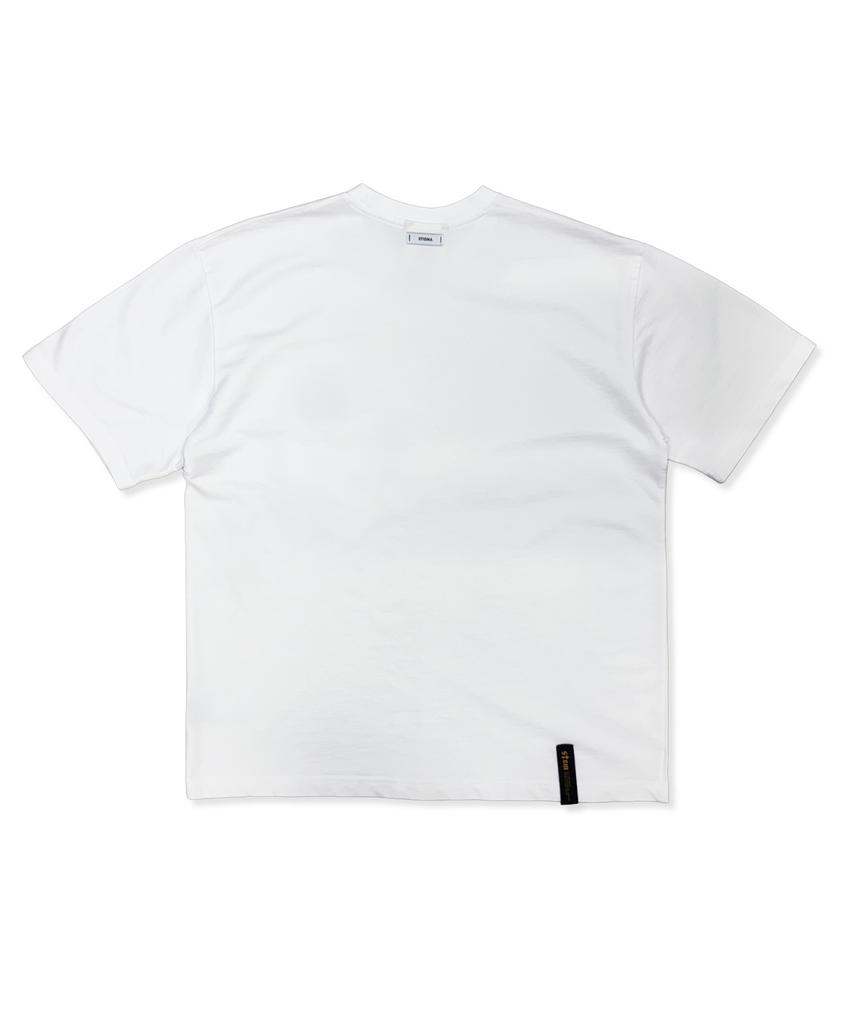 STIGMA Scrt Washed Pocket T-Shirts White