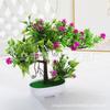 Flower, Small Tree Money TreePlastic FlowerArtificial Plant Set Floral Decoration Artificial Potted Plant Ornaments