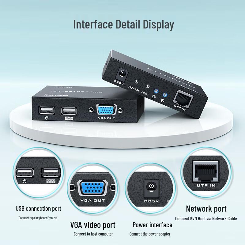 MT-viki Cat5 KVM Switches with VGA/HDMI & IP Remote Options