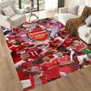 Arsenal Floor Rug Office Rug Design for Game Room Kitchen Dormitory Living Rooms Antislip Carpet Anime Office Decor Best for Christmas
