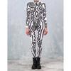 3D Digital Printing Stage Performance Costumes Adults Halloween Events Carnival Theme Party Cosplay Outfit Pretend Game Jumpsuit