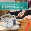 Manual Leather Splitter Leather Peeling Machine, Leather Paring Skiver, Leather Skiving Tools with Instructions Handle Leather Peel Working Tools