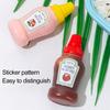 1 Set Bottles Sauce Squeeze Leak-proof Mini Condiment Squeeze Bottles Salad Dressing Jars