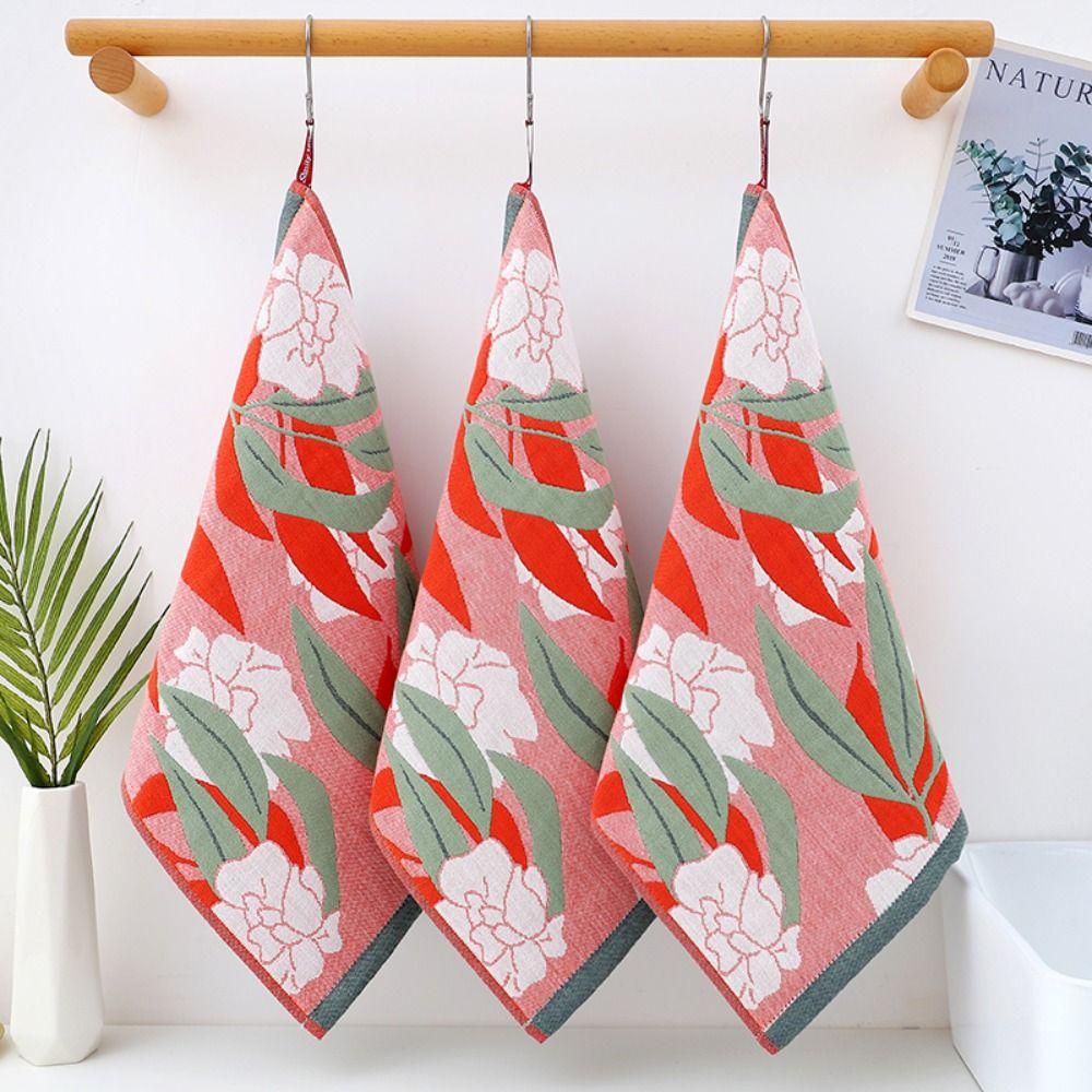 4 Layer Cotton Gauze Large Hand Towel Quick Dry Tea Towel Kitchen Towel  Home Restaurant
