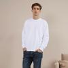 Spring and Autumn Pure Cotton Soft Breathable Fabric Round Neck Long Sleeved T-shirt for Men and Women, Loose Fit Base Shirt