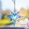 Goddess Style Crystal Snowflake Car Mirror Pendant - High-End Interior Ornament
