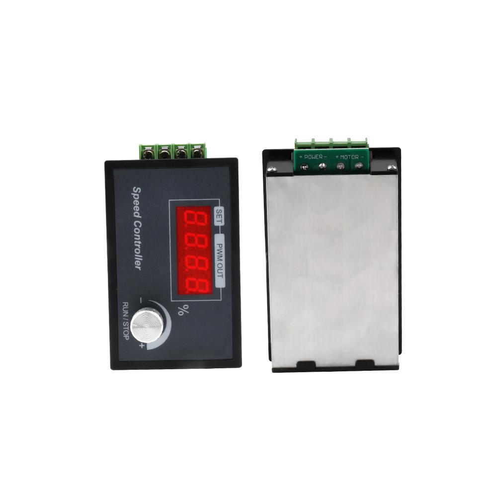 DC6-60V PWM Motor Speed Controller with Encoder Knob Control Adjustable Frequency for Motor Controllers